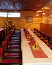 4.12.2016 Syyskokouksen jälkeen,Nautimme jouluaterian